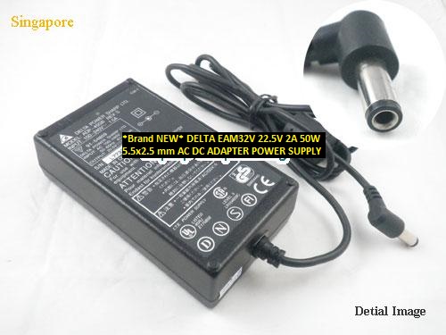 *Brand NEW* 50W DELTA 22.5V 2A EAM32V 5.5x2.5 mm AC DC ADAPTER POWER SUPPLY